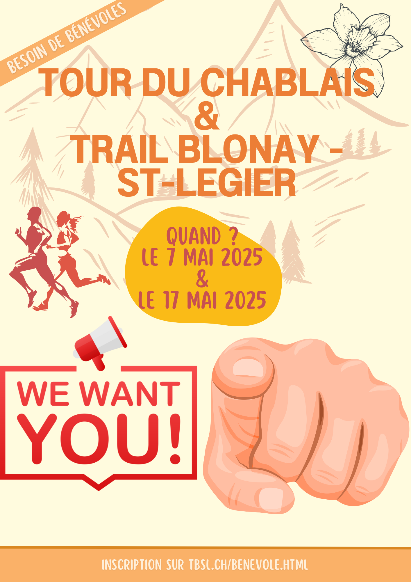 Flyer de bénévolat